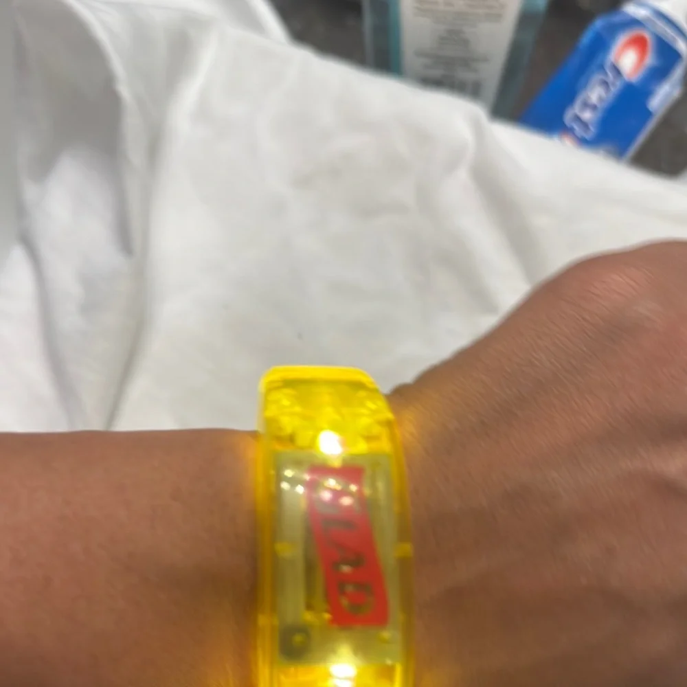 Yellow LED Wearable Wristband